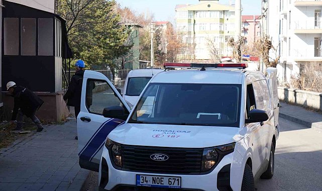 Erzurum'da doğal gaz paniği