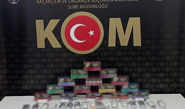 Erzurum'da kaçak sigara operasyonu