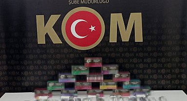 Erzurum'da kaçak sigara operasyonu