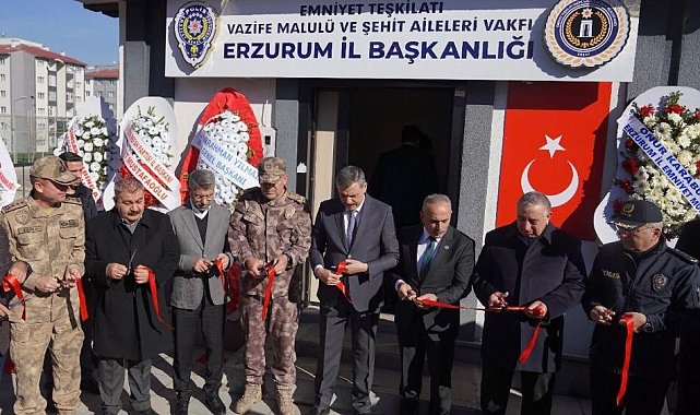 Erzurum'da şehit aileleri ve gazilere yeni hizmet binası