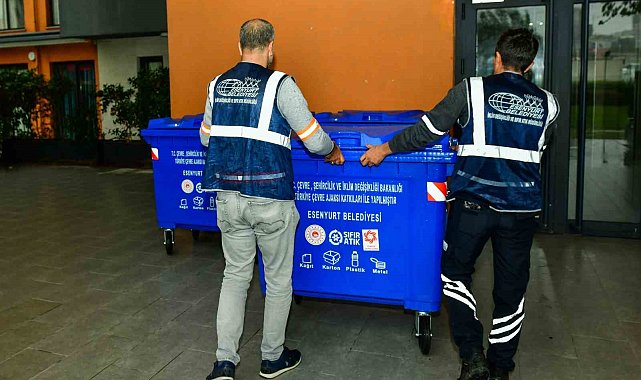 Esenyurt'ta sitelerde geri dönüşüm seferberliği başladı