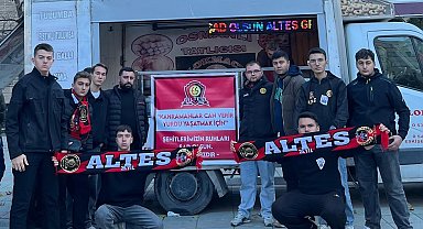 Eskişehirspor taraftarı, şehitler için lokma hayrı düzenledi