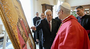 Filistin Devlet Başkanı Abbas ile Papa 14'üncü Leo'dan ilk görüşme