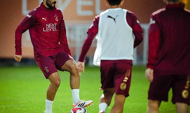 Galatasaray, Gençlerbirliği maçı hazırlıklarını sürdürdü