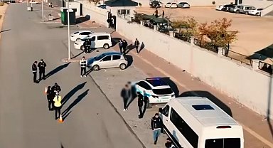 Gaziantep'te okul çevrelerinde dron destekli huzur uygulaması