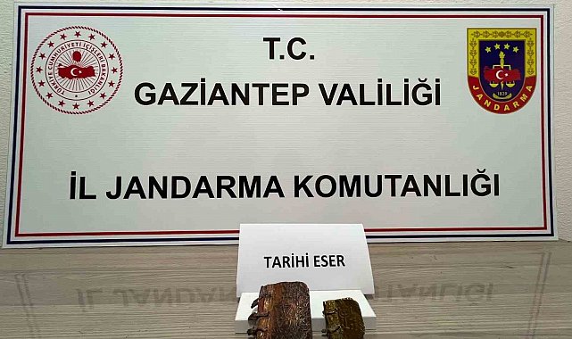 Gaziantep'te sahte tarihi eser dolandırıcısı 2 şahıs yakalandı