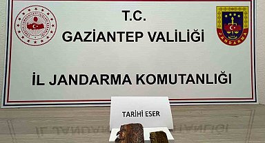 Gaziantep'te sahte tarihi eser dolandırıcısı 2 şahıs yakalandı