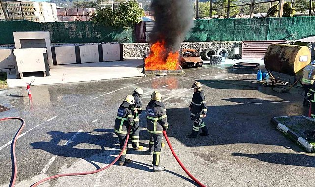Geleceğin itfaiyecileri OBİTEM'de eğitim aldı