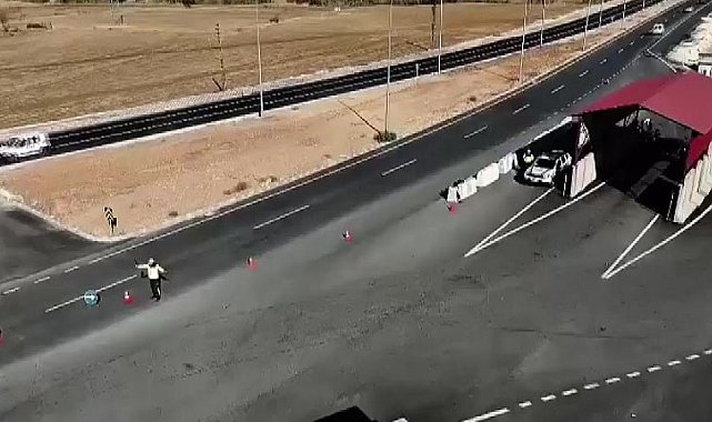 Gercüş'te dron destekli trafik denetimi