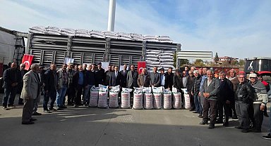 Gölbaşı çiftçisine 50 ton nohut tohumu dağıtıldı
