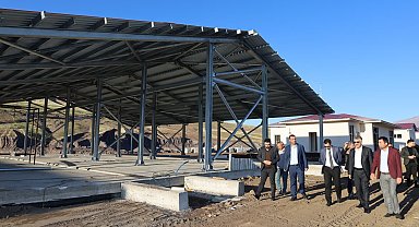 Güroymak'ta "Hayvan Pazarı ve Mezbahanesi" projesi devam ediyor