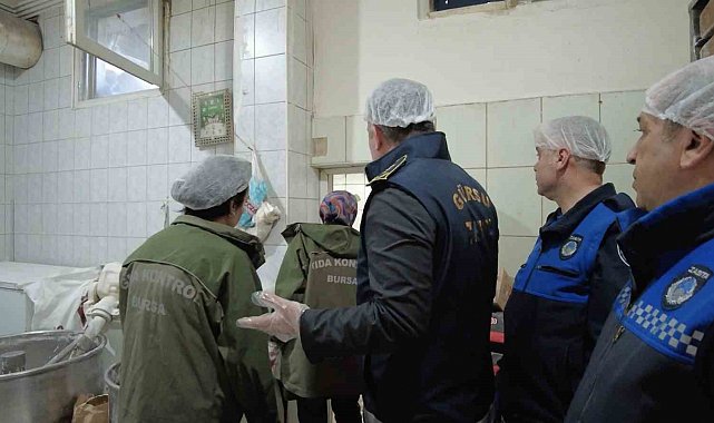 Gürsu zabıta ekipleri, gıda denetimleriyle göz açtırmıyor