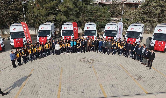 Hatay'da 12 yeni ambulans hizmete alındı
