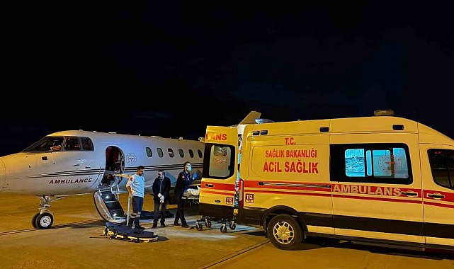 Hava ambulansı 11 yaşındaki çocuk için havalandı