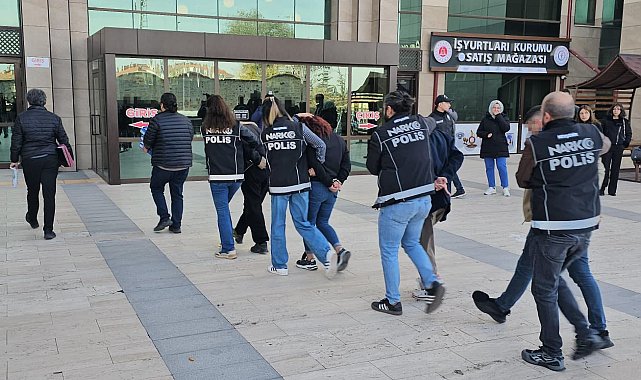 Hava destekli narkotik operasyonu: 25 kişi tutuklandı