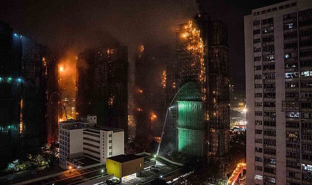 Hong Kong'daki yangın faciasında can kaybı 55'e yükseldi