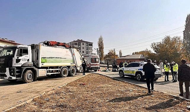 Iğdır'da çöp aracının çarptığı kadın hayatını kaybetti