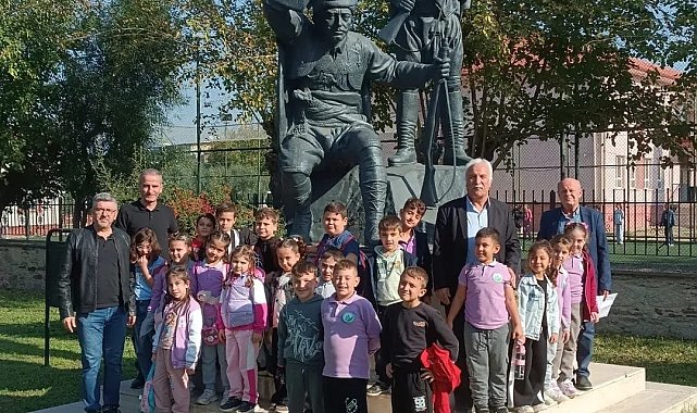 İlkokul öğrencileri Yörük Ali Efe'yi unutmadı