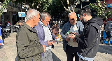 İncirliova'da polis ekipleri vatandaşları uyuşturucuya karşı bilgilendirdi