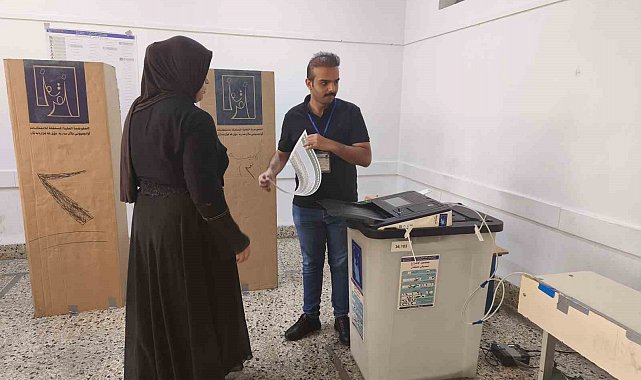 Irak halkı parlamento seçimi için sandık başında