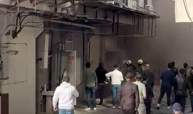 İSTOÇ'da yangın paniği