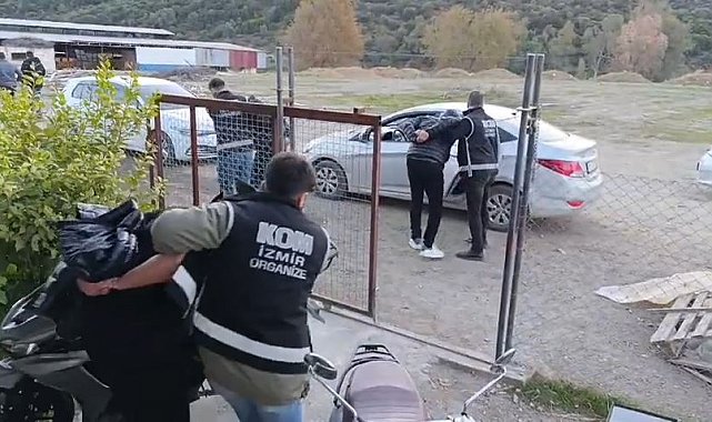 İzmir'de suç örgütüne operasyon: 14 gözaltı