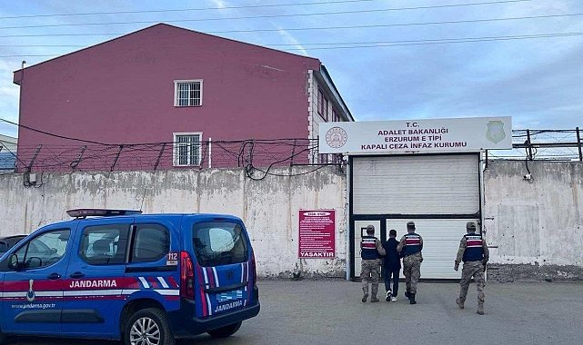 Jandarma ekipleri Erzurum'da kaçak şahsı yakaladı