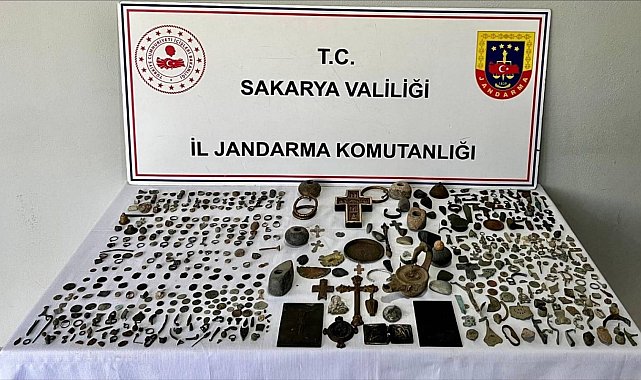 Jandarmadan 'Anadolu Mirası' operasyonu: 589 tarihi eser ele geçirildi