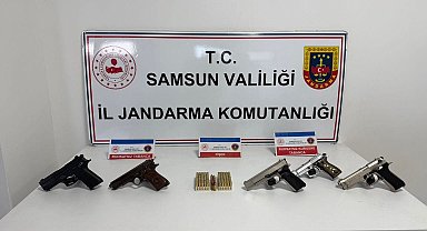 Jandarmadan ruhsatsız silah operasyonu