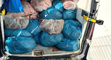 Kaçak sakatat operasyonu: 2 ton ele geçirildi