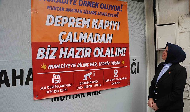 Kadın muhtardan anlamlı çalışma