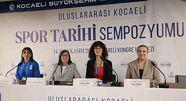 Kadın sporcular sempozyumda yaşadıkları zorlukları anlattı