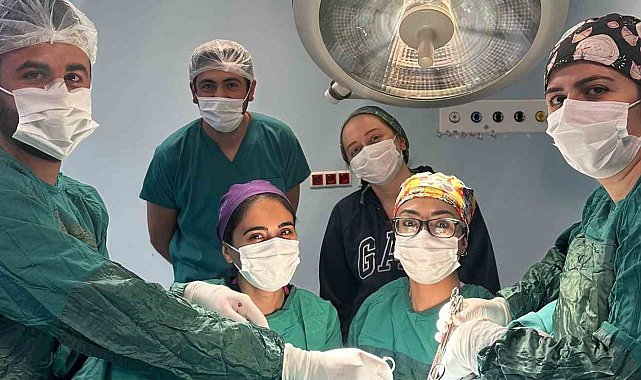 Kağızman Devlet Hastanesi'nde karın kesisi ameliyatı