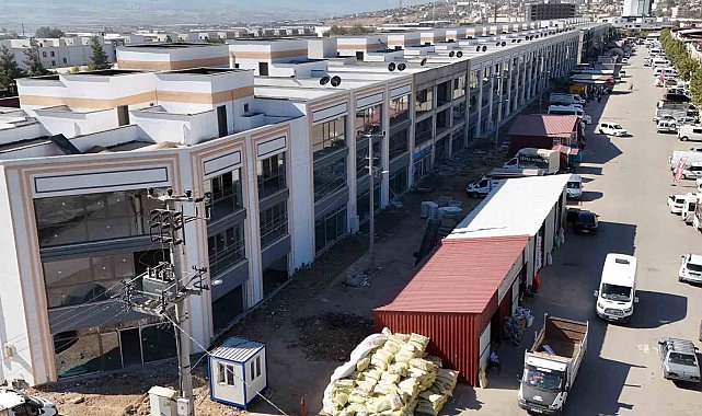 Kahramanmaraş ticaretinin kalbi yeniden atacak:Toptancılar Sitesi'nde yeni bloklar hızla yükseliyor