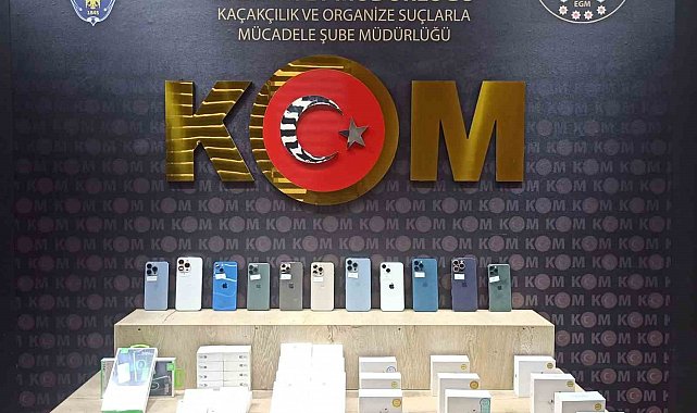 Kahramanmaraş'ta kaçak cep telefonu operasyonu