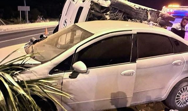 Kamyonet ile otomobil çarpıştı: 4 yaralı