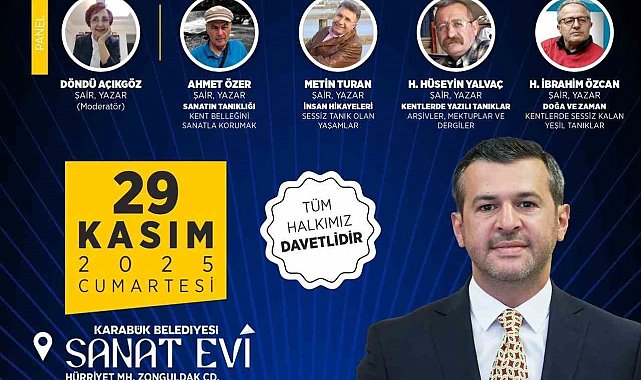 Karabük Belediyesi "Kentlerin Sessiz Tanıkları" paneline ev sahipliği yapacak