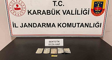 Karabük'te 47 adet uyuşturucu hap ele geçirildi