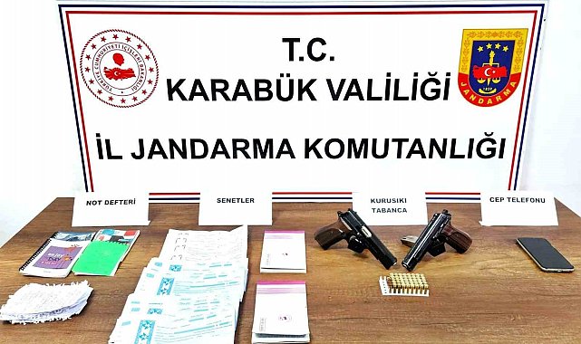 Karabük'te tefecilik operasyonu: 2 gözaltı