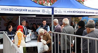 Karacasu'da Ata tohumları vatandaşlarla buluşturuldu