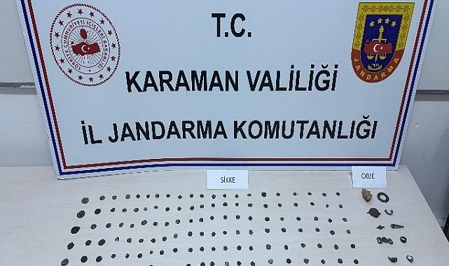 Karaman'da 148 adet tarihi sikke ele geçirildi: 10 tutuklama