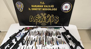 Karaman'da asayiş uygulaması: 8 tutuklama