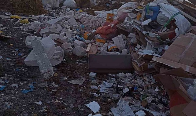 Karamusul Göleti'ne atık döküldü