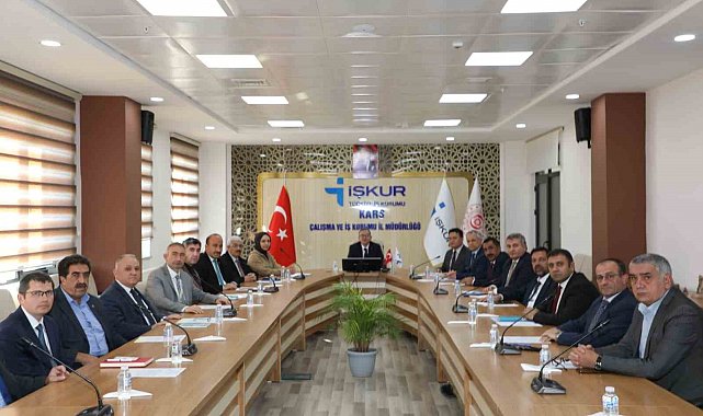 Kars'ta İl İstihdam ve Mesleki Eğitim Kurulu toplantısı yapıldı.