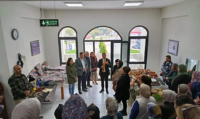 Kartepe'de el emeği ürünler Uras Ege için satıldı