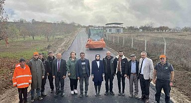 Kaymakam Kılıç, yol çalışmaları yerinde incelendi