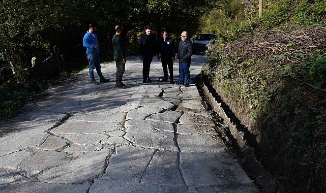 Kaymakamdan yol tahribatına müdahale