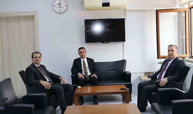 Kaymakamlardan Kaymakam Yıdız'a 'hayırlı olsun' ziyareti