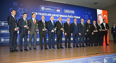 Kayseri OSB Başkanı Yalçın'a Sanayi ve Teknoloji Bakanı Kacır'dan ödül