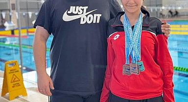Kayserili sporculardan madalya yağmuru